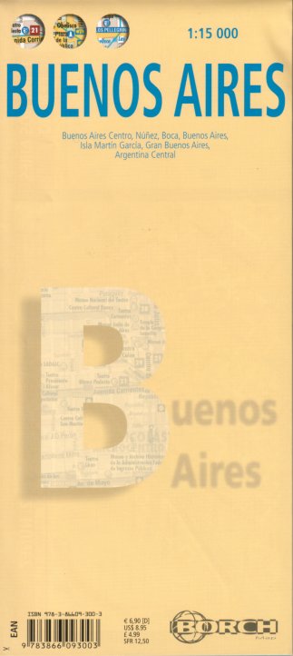 Buenos Aires Borch City Map 1:15,000- 2019